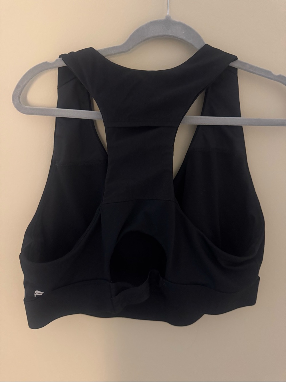 Fabletics Black Racerback Sports Bra - Picture 3 of 4